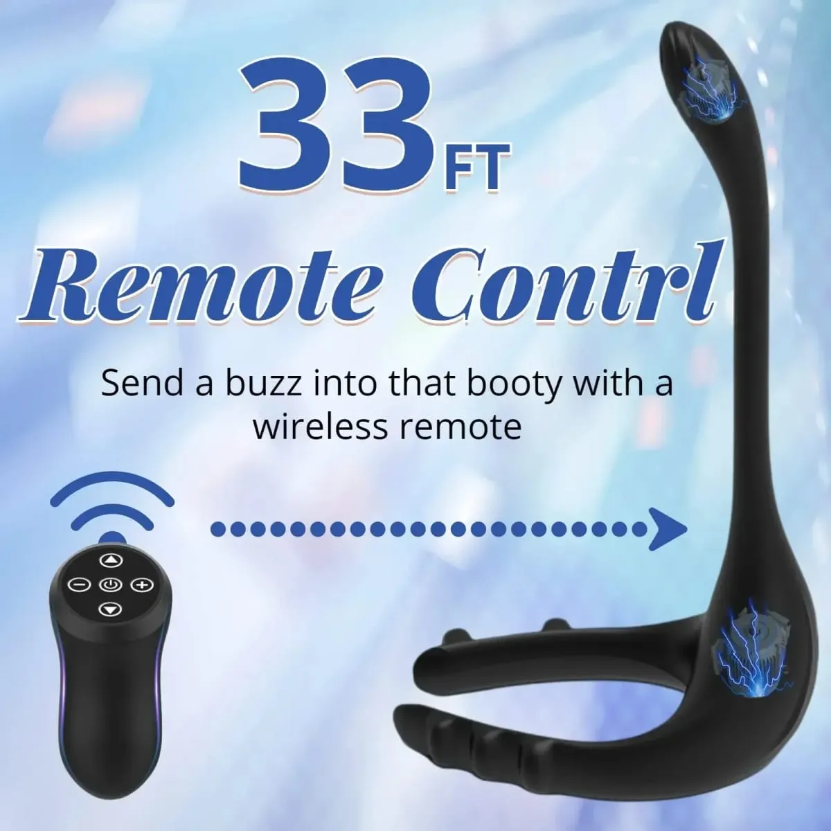 Y-Pao 3-in-1 vibrierender Penisring für Männer, verstellbarer Penisring, Vibrador, Prostata-Massagegerät, ferngesteuert, Sexspielzeug für Erwachsene für Paare — image 5