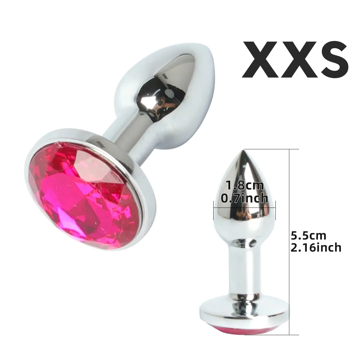 Mini Metall Anal Plug XXS Kleine Anal Dilatator Für Erwachsene Männer Frauen Butt Plug Mit Runde Kristall Weibliche Masturbation Anus sex Spielzeug
