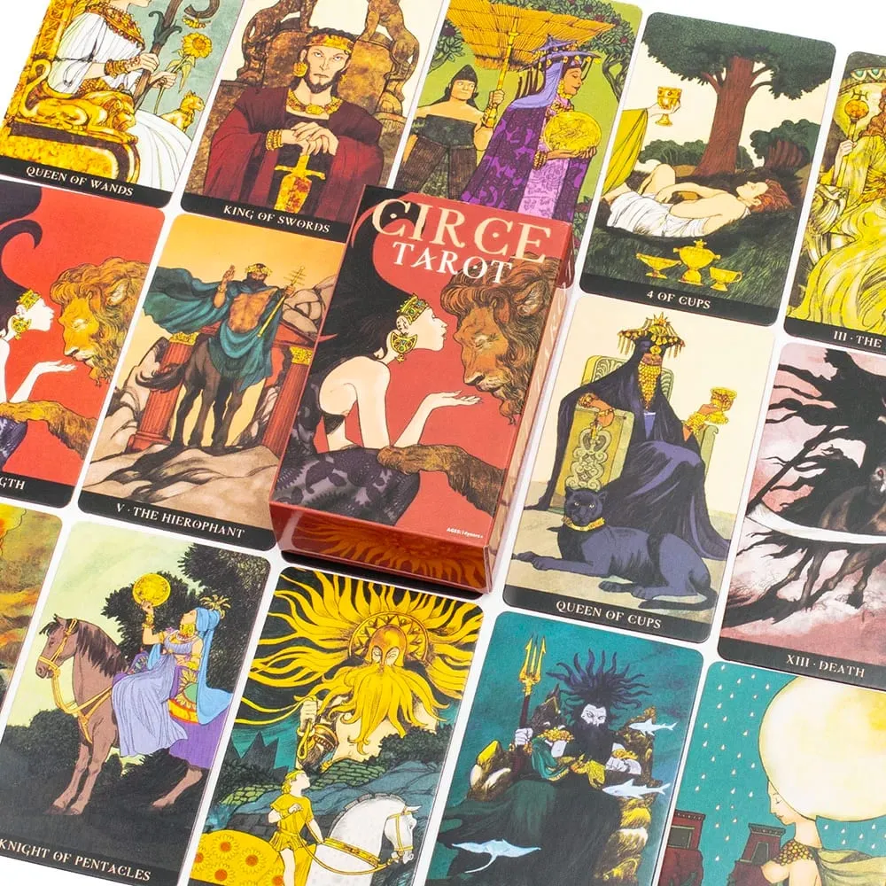 2026 nouvelles cartes de Tarot Circé 10.3*6Cm 78 pièces carte de jeu de société Divination Fate Deck pour fête de famille