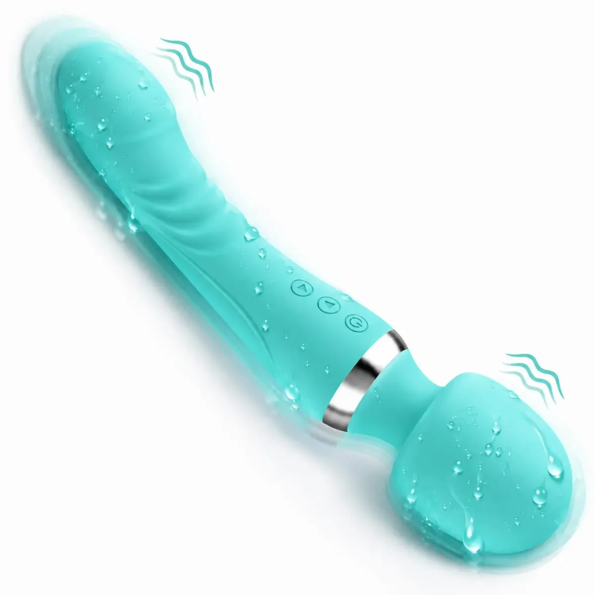 2 IN 1 Magic Wand Vibrator for Women G Spot Clitoral Stimulator 10 Vibration Modes AV Stick Dildo Female Vagina Massager Sex Toy — image 1