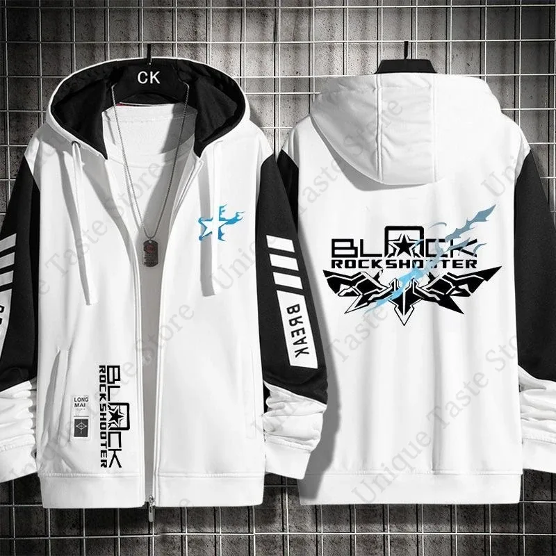 BLACK ROCK SHOOTER Hoodies Anime Cartoon Kuroi Mato Print Sweatshirt BLACK ROCK SHOOTER Merch Men Women Autumn Zipper Hoodie — image 8