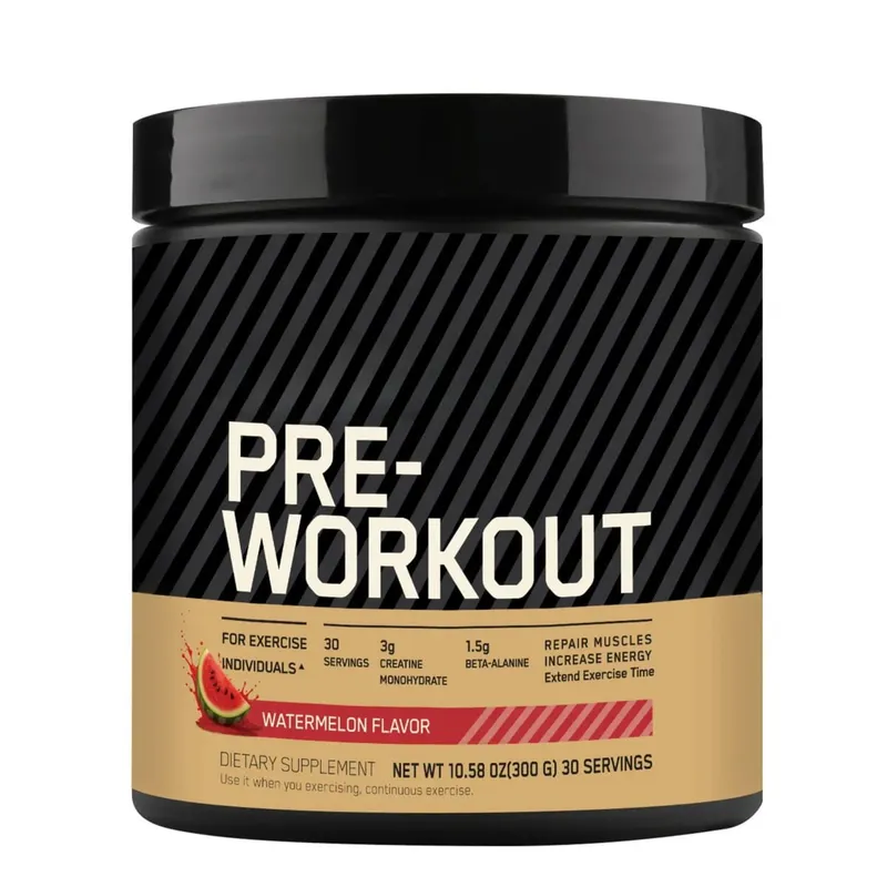 Pre Workout Pulver med Kreatin Beta Alanine L Citrulline Tyrosine Koffein Energi Udholdenhed Fokus Support 300 g 30 portioner — image 8