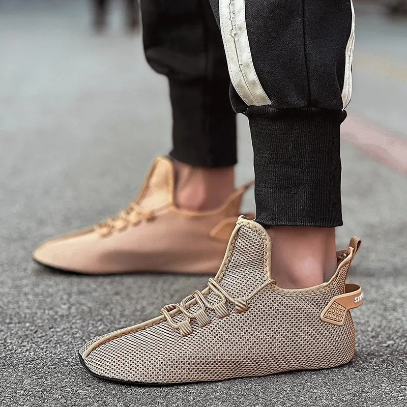 Mens Casual Shoes High Quality Lightweight Running Shoes Man Sneakers Lace Up Flats Shoes Male Outdoor Sports Tennis Shoe — image 3