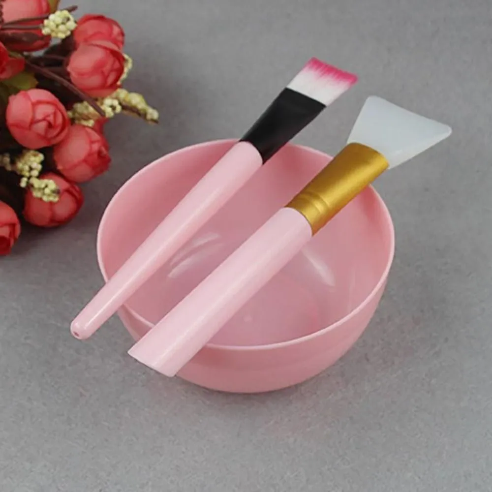 Máscara facial tigela de mistura conjunto diy ferramenta de mistura máscara com máscara de silicone tigela pincéis de maquiagem espátula beleza cuidados com a pele beleza saúde