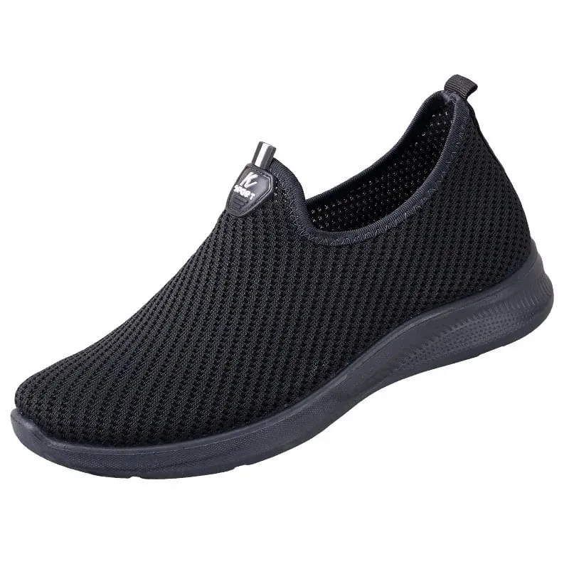 2025 Herrskor Casual Sneakers Vår Sommar Andas Mjuk sula Lättvikt Prisvärd Lazy sneakers Herrskor — image 5