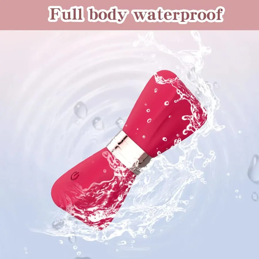 Kvinnors leksaksmassager för vuxna Klitoral G-Spot Nipple Stimulator Högfrekvent Mini Bullet Vibrator 3 silikonmassagehuvuden — image 5