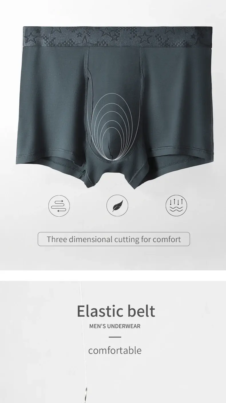 Herenondergoed, herenboxershorts, jongensonderbroeken, comfortabele en ademende jeugdboxershorts, grote maten shorts — image 5