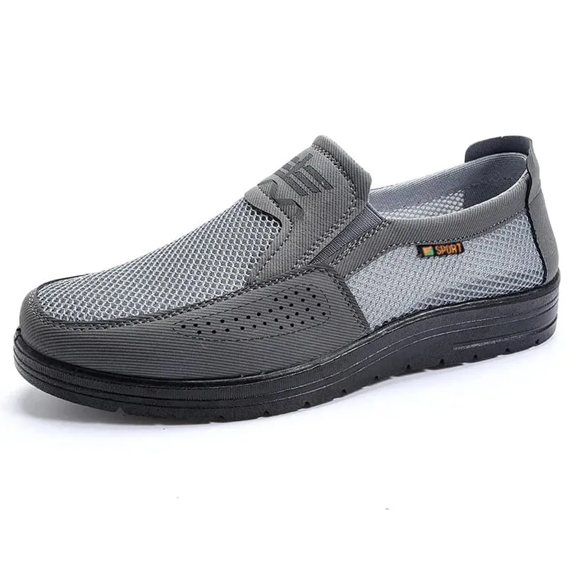 Chaussures pour hommes 2025 été baskets décontractées respirant maille semelle épaisse abordable livraison gratuite — image 4