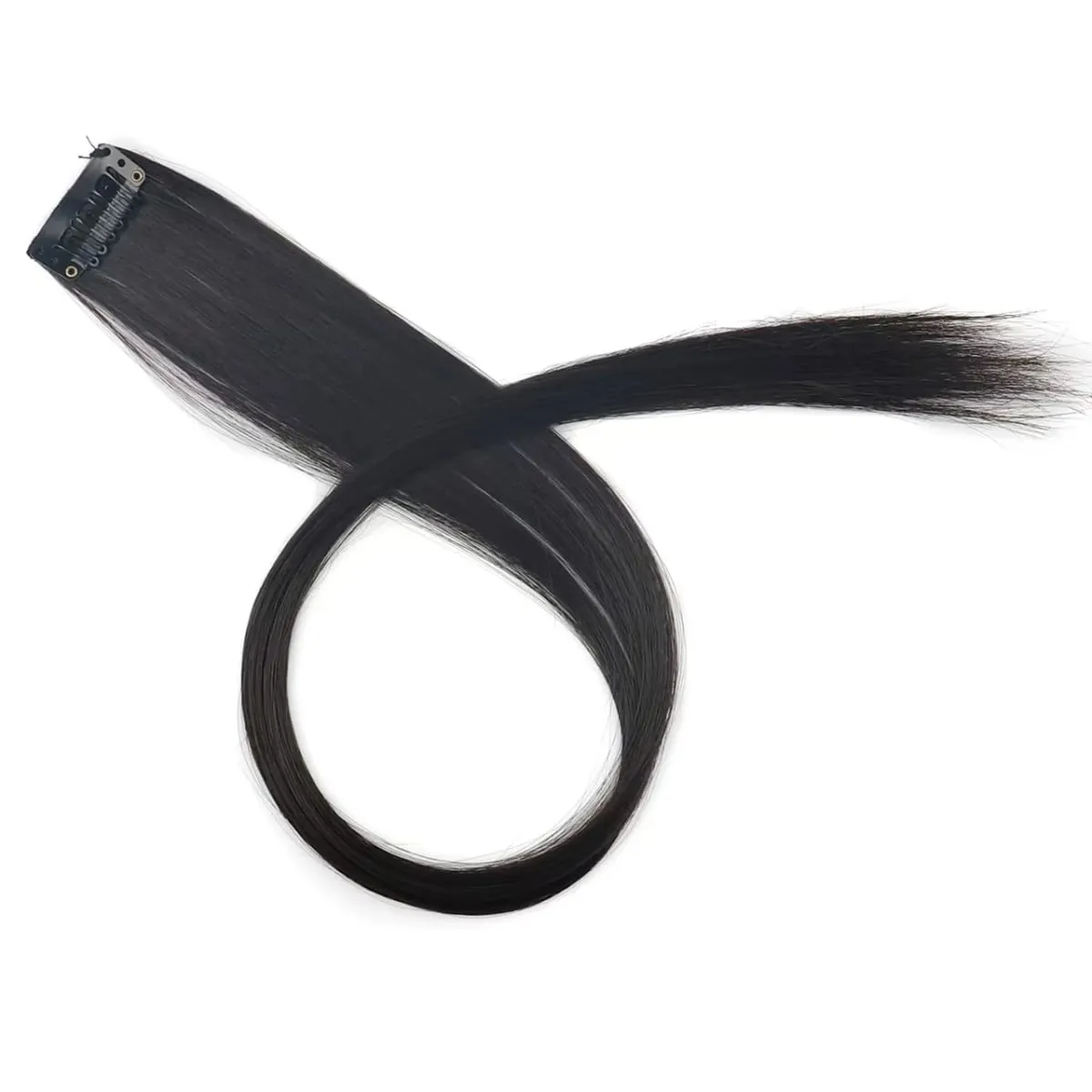 45cm Straight Clip‑on Synthetic Hair Pieces One‑Piece Bright Color Hair Extension Clips DIY Cosplay Hair Accessories — image 14