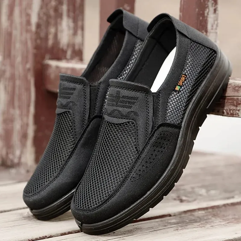 Chaussures pour hommes 2025 été baskets décontractées respirant maille semelle épaisse abordable livraison gratuite — image 2