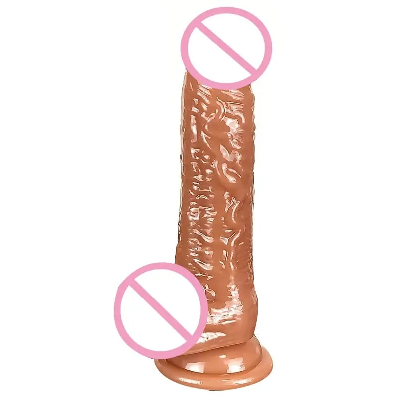 Realistiska mjuka dildos med stark sugkopp Onani Stor G-punkt Dildosexleksak Lämplig för kvinnor och par Vagina Anal Stimulator Vuxna Sexleksaker för kvinnor Erotisk dildo Penis Analplugg Kvinna Män Penis Vuxen Spel Nybörjare Anal Dil — image 6