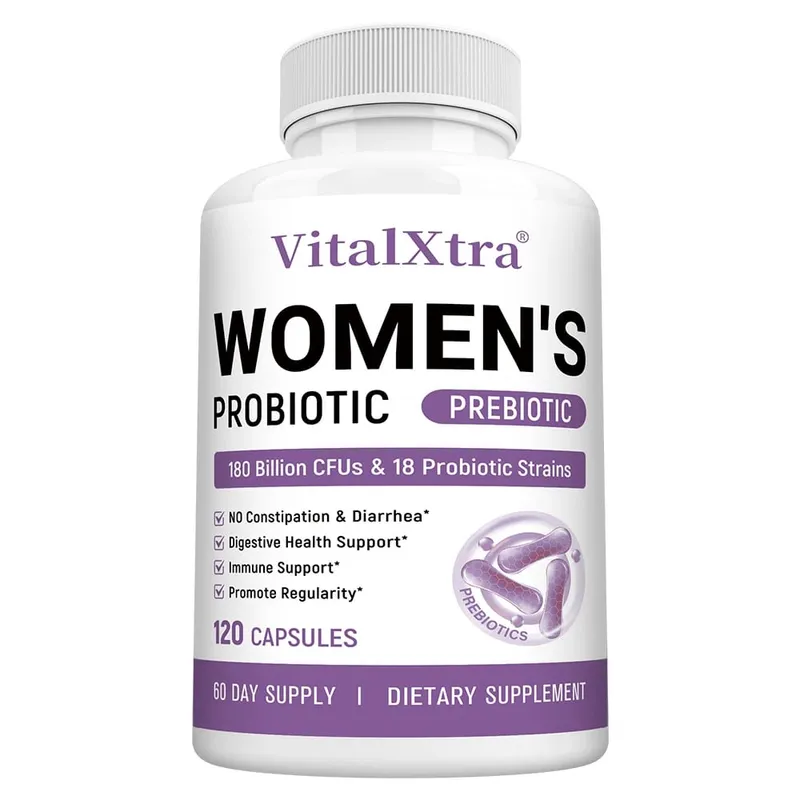 Women’s Probiotic 120 Caps 180 Billion CFU 18 Strains Digestive Immune Vaginal & Urinary Health Shelf Stable Gluten Free