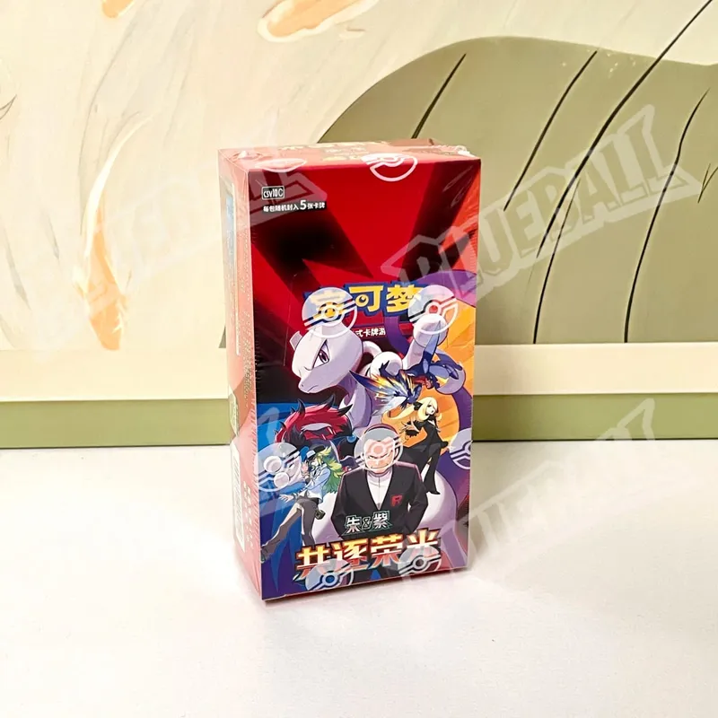 Oryginalny pokemon Scarlet Violet Gem Pack Vol6 cienkie pudełko TCG kolekcjonerskie bitwy karty kolekcjonerskie uproszczona chińska wersja zabawki prezent — image 18