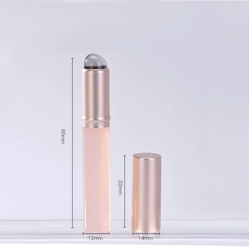 Silikon Läppborste Små runda huvuden Smudge Borstar Dammtät täckt läppborste Multifunktionell läppstift Concealer Makeup Tools — image 8