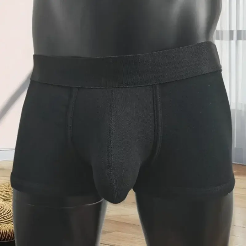 2026 Men's Cotton Boxer Briefs with Large Pockets Comfortable Sexy Underpants for Men Hot-Selling Breathable Innerwear
