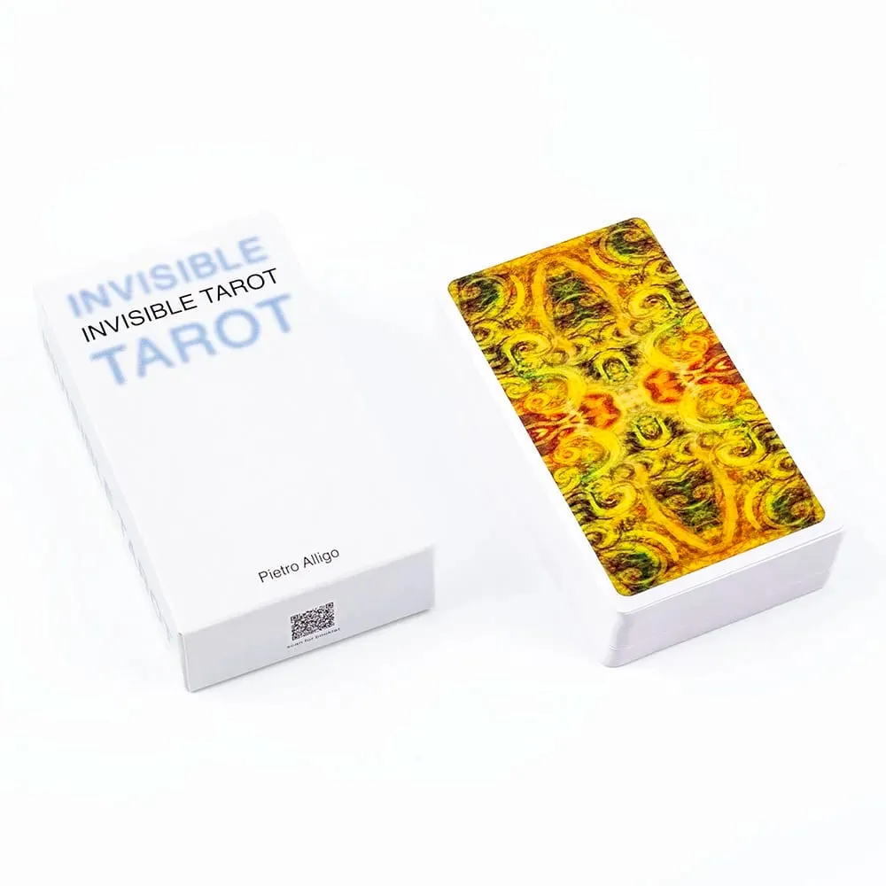 Invisible Tarot 78 Blank Cards Create Your Own Tarot Deck 10.3*6cm Practicing Your Vision of the Invisible For Family Party — image 3