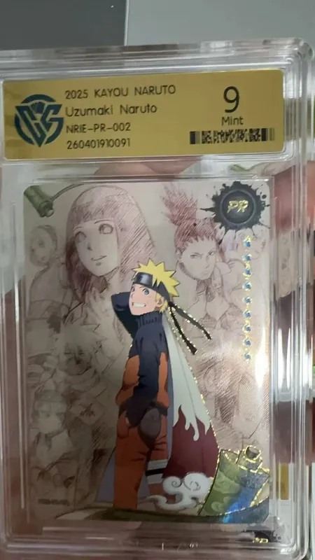 Naruto Card Αγγλική έκδοση PR-001PR-002 PRISTINE-10.0 Αυθεντική κάρτα αξιολόγησης KAYOU — image 8