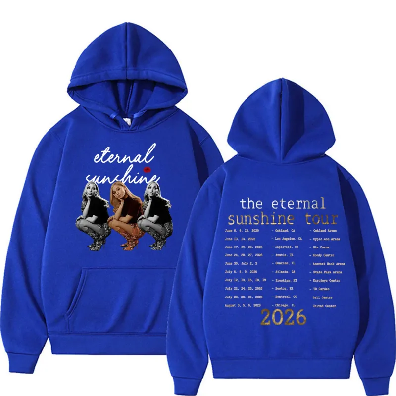 Ariana Grande Eternal Sunshine Tour 2026 Double Sided Print Hoodies Men Women High Quality Fashion Aesthetics Sweatshirts Hoodie — image 10