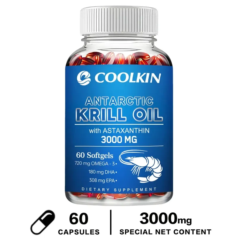 Antarctic Krill Oil 3000มก. - พร้อม Omega-3 EPA DHA Astaxanthin และ Phospholipids - ผลิตภัณฑ์เสริมอาหารอย่างยั่งยืน — image 11