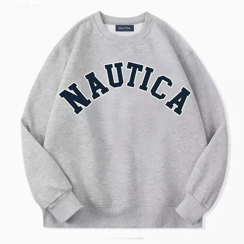Nautica's fleece-softening warm-weather casual sportswear for both men women featuring printed designs Loose men's sweatshirt — image 2