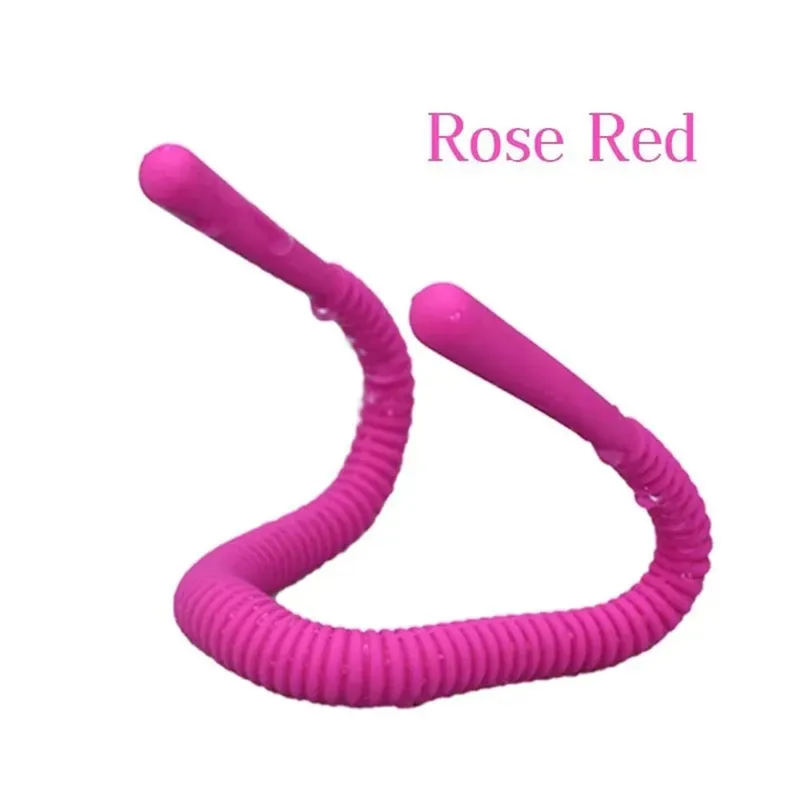 Flexible Vaginal Expander Ribbed Adult Sex Toy Bendable Spreader for Women Couples Pink Purple Black Easy Double Ended Rod Play