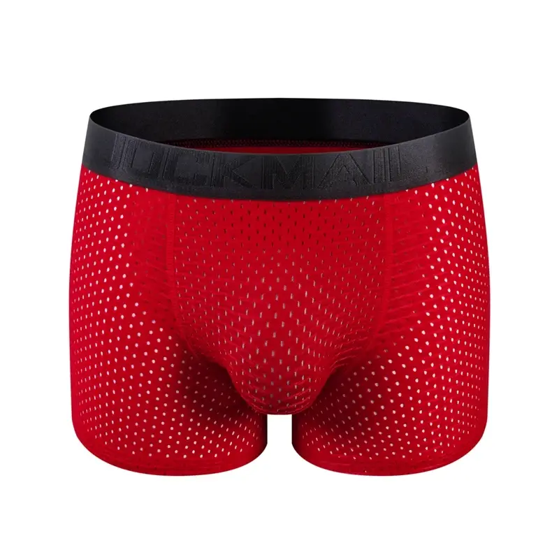 Nam Thân Tích Hợp Giả Mông Hông Nâng Tăng Cường Quần Short Quần Sịp Boxer Bộ Đồ Lót Định Quần Lót Nylon Thoáng Khí