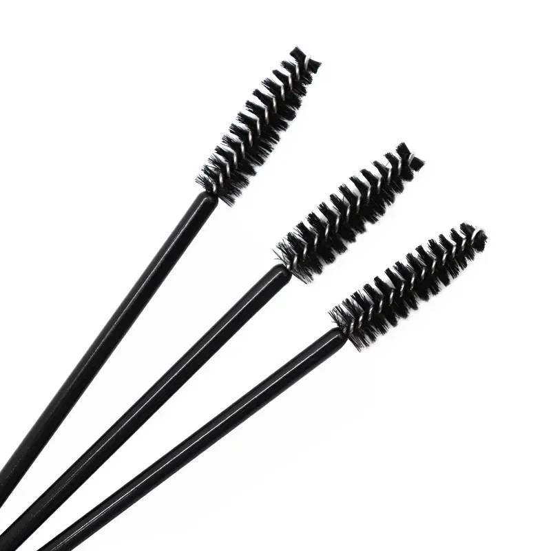 50 ks pro roubování prodlužování řas Ženy štětec na make-up Nástroje Jednorázové nylonové řasenky hůlka aplikátor štětce na řasy