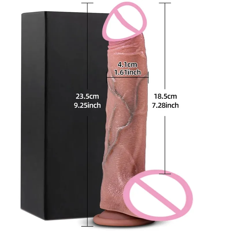 Realistic Big Dildo Huge Fake Penis With Suction Cup Flexible Artifical Dick Female Vagina Anal Masturbation For Lesbain Sex Toy — image 16