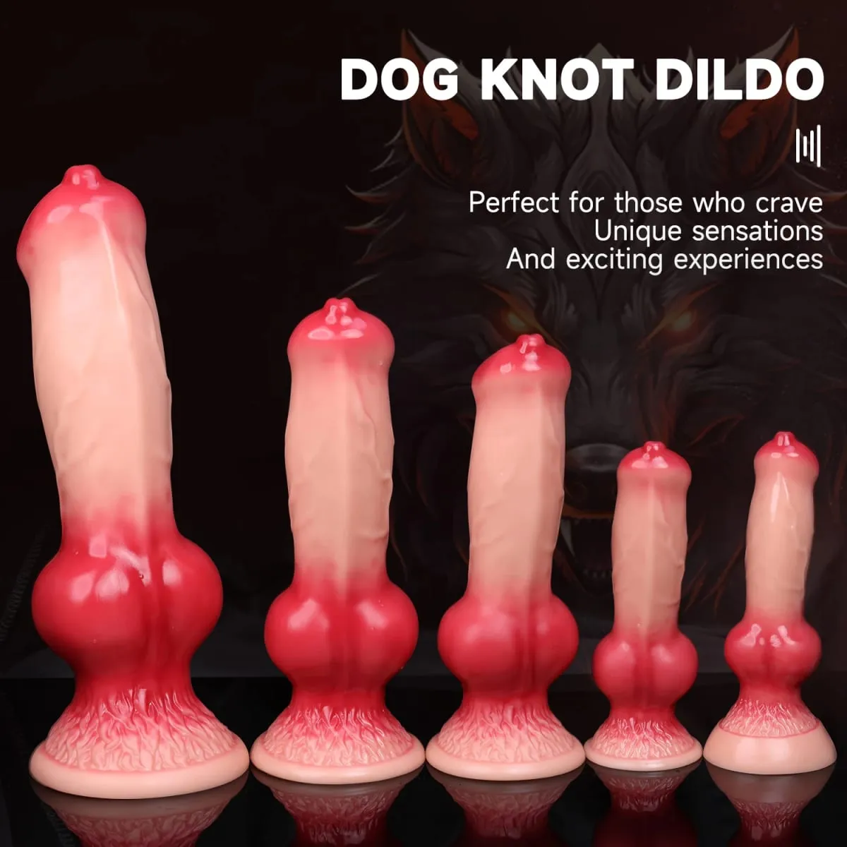 Vibrador realista enorme com nó de cachorro para mulheres, brinquedos sexuais adultos, pênis de animal, plugue anal, ventosa de próstata, brinquedos adultos eróticos para mulheres — image 2