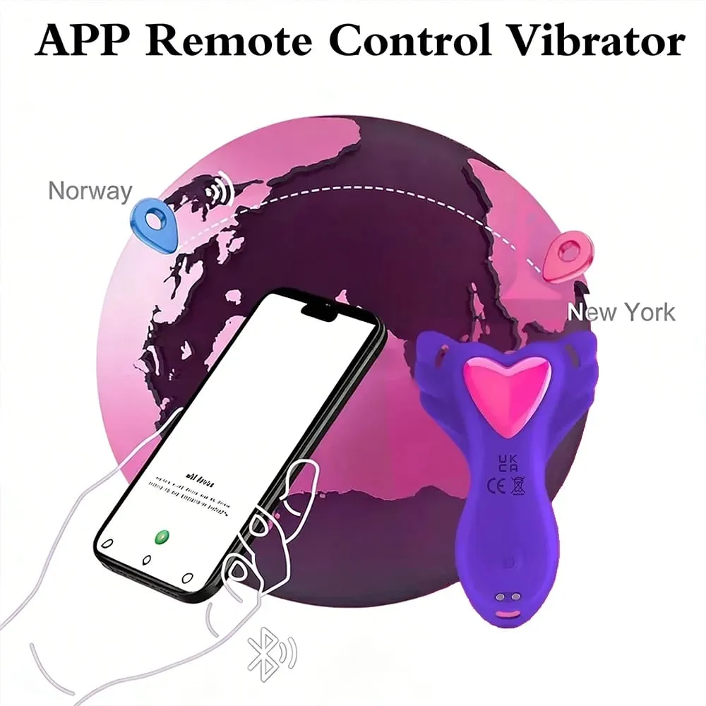 Vibrador vibrador ponto g com controle sem fio, aplicativo para mulheres, controle remoto, calcinha vagina, massageador vibratório, brinquedos sexuais para casal — image 3