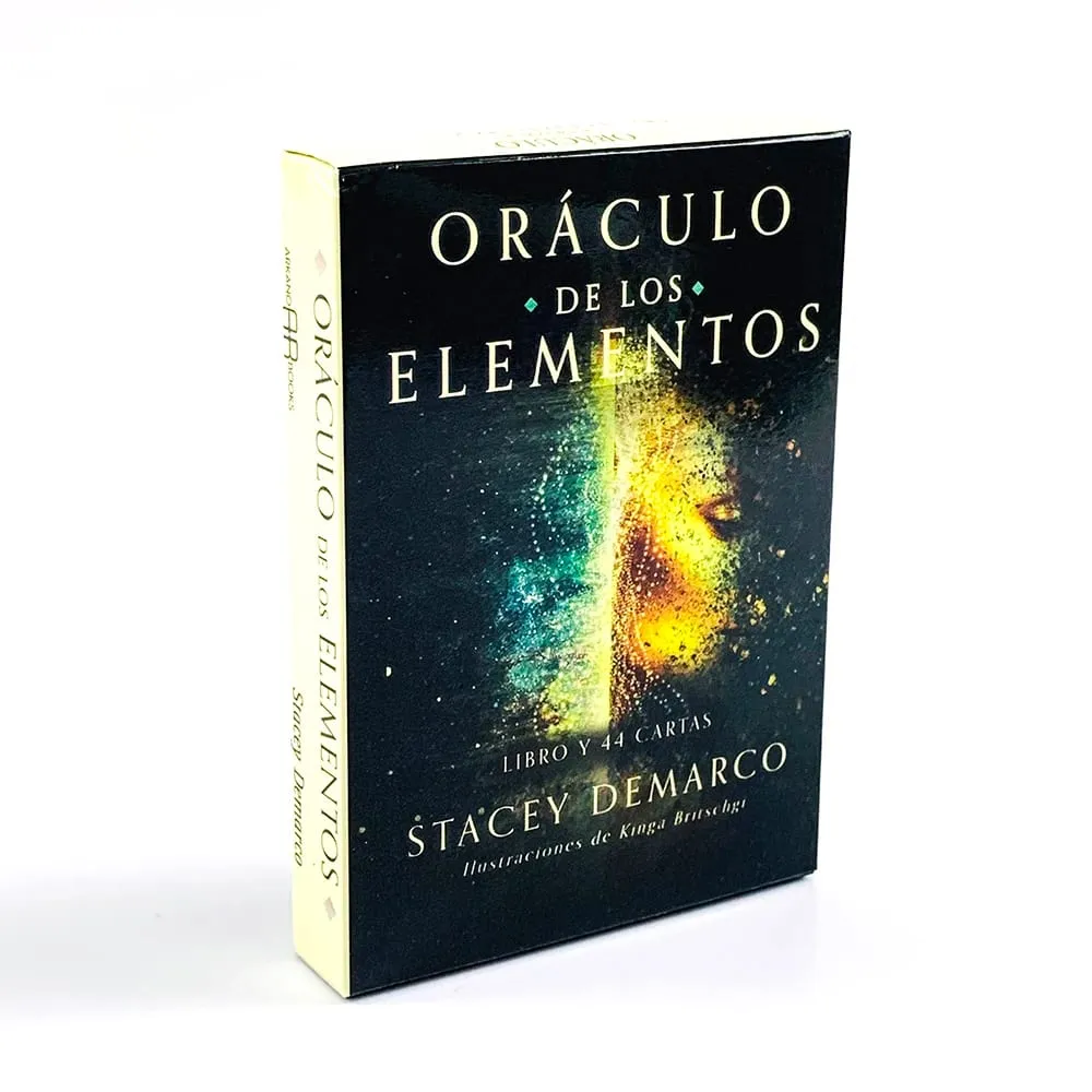 Oráculo De Los Elementos Oracle Cards 44-Card Deck Spanish Version Elemental Spiritual Guidance Divination Board Games