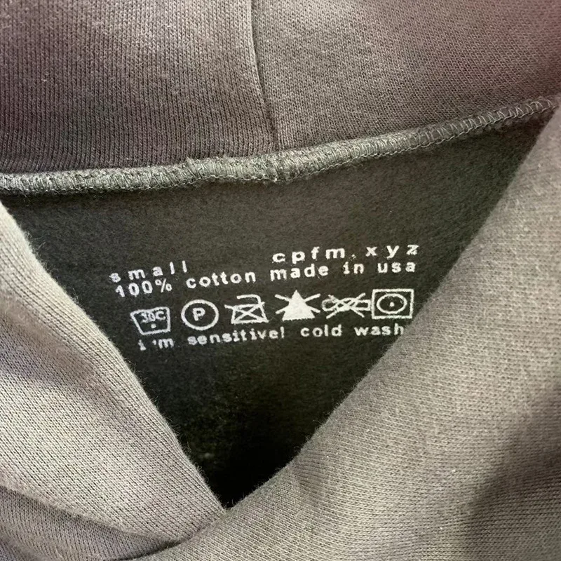 23FW Classic Foam Logo Ye Must Be Born Again Felpa con cappuccio Uomo Donna Migliore qualità Oversize Kanye West CPFM.XYZ Felpe Multicolor — image 6