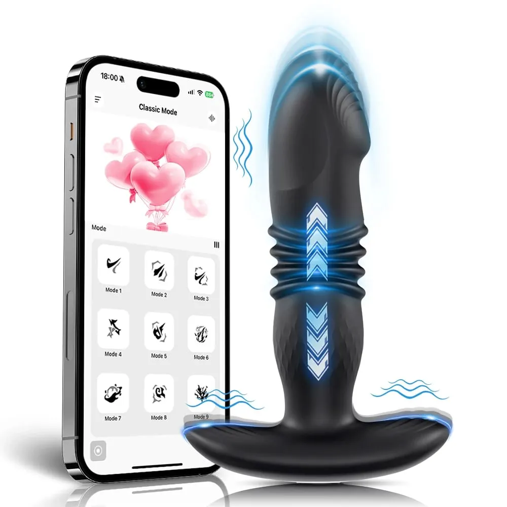 Telescópica vibratória butt plug anal app vibrador remoto sem fio brinquedos sexuais para mulheres bunda anal vibrador próstata massageador buttplug — image 1