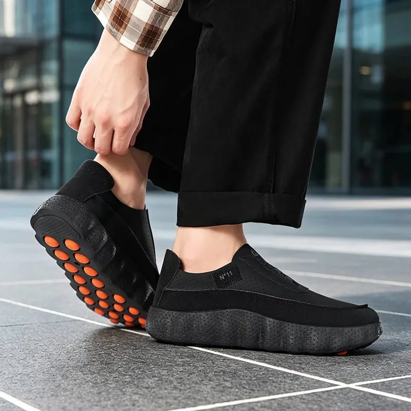 Outdoor Walking Jogging Footwear Sneakers New Casual Shoes Autumn Men Chunky Platform Non Slip Male Breathable Running Shoes — image 6