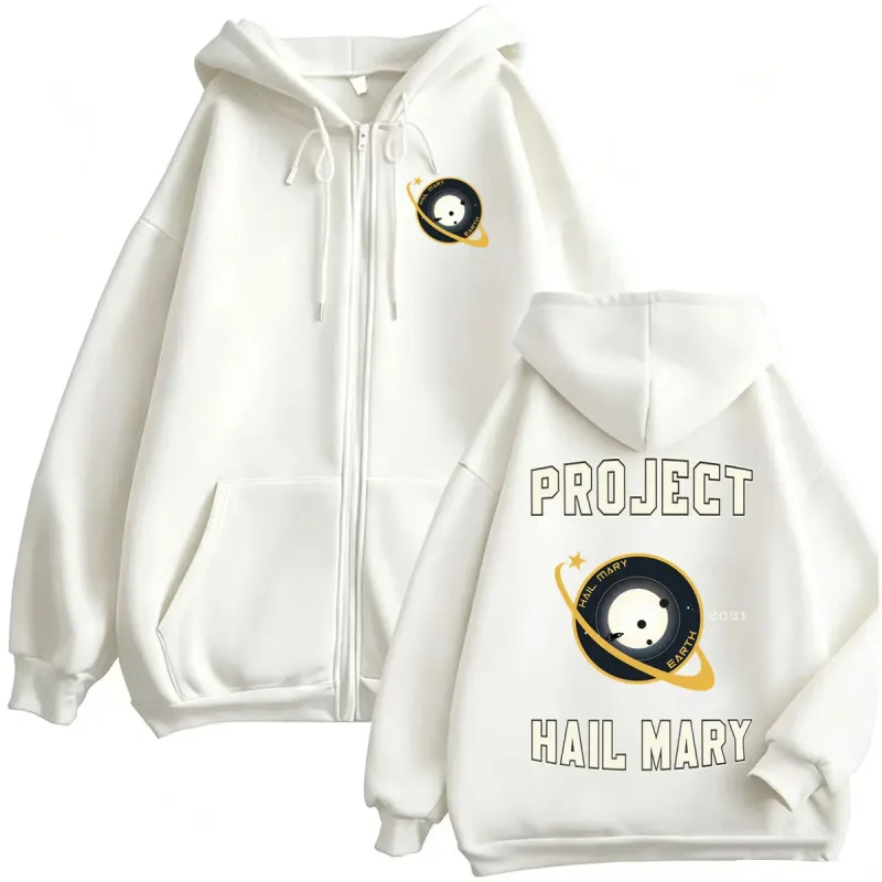 Project Hail Mary Ryland Grace Zipper Hoodies Men Women Fashion Classic Retro Sweatshirt Jacket Bodywarmer Fleece Zip Up Hooded — image 7