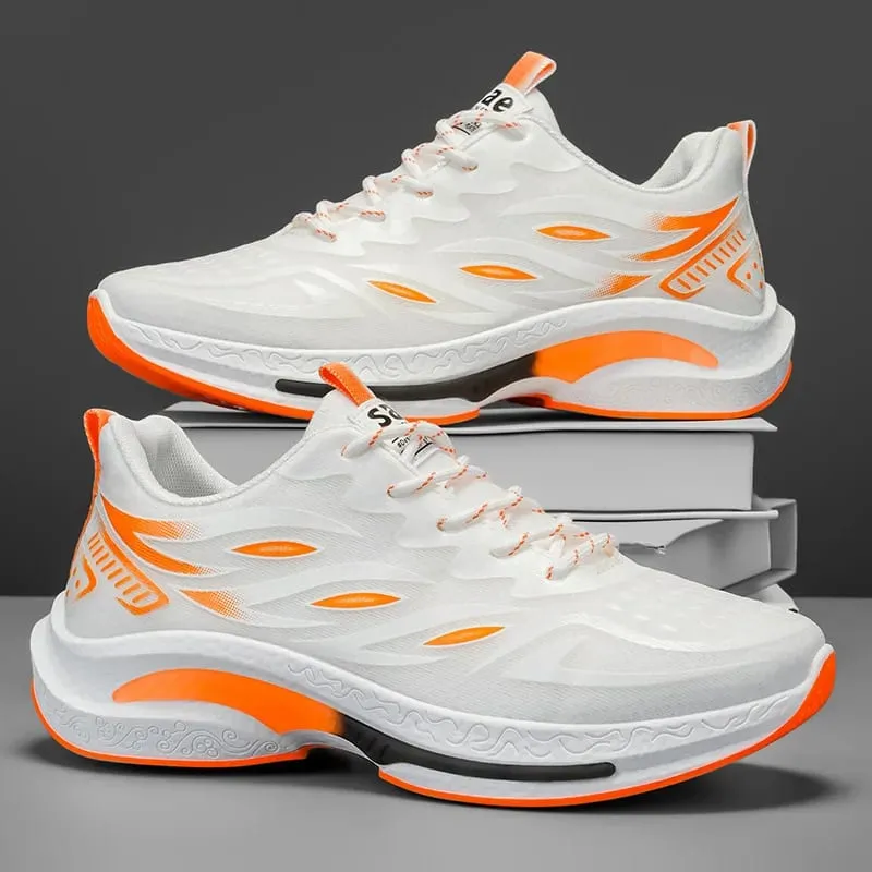 New Men's Mesh Breathable Casual Sneakers Soft Sole Non Slip Comfortable Outdoor Running Shoes Lightweight Men's Sports Shoes — image 3