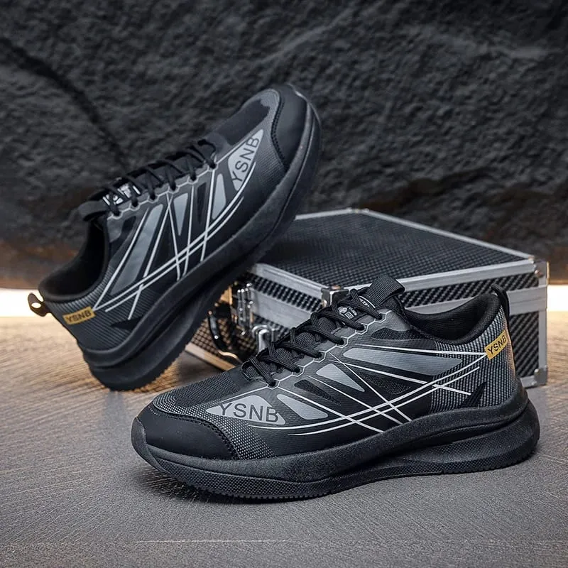 Men Minimalist Mesh Casual Sneakers Flexible Outsole Shock Absorb Footbed Short Distance Outdoor Footwear