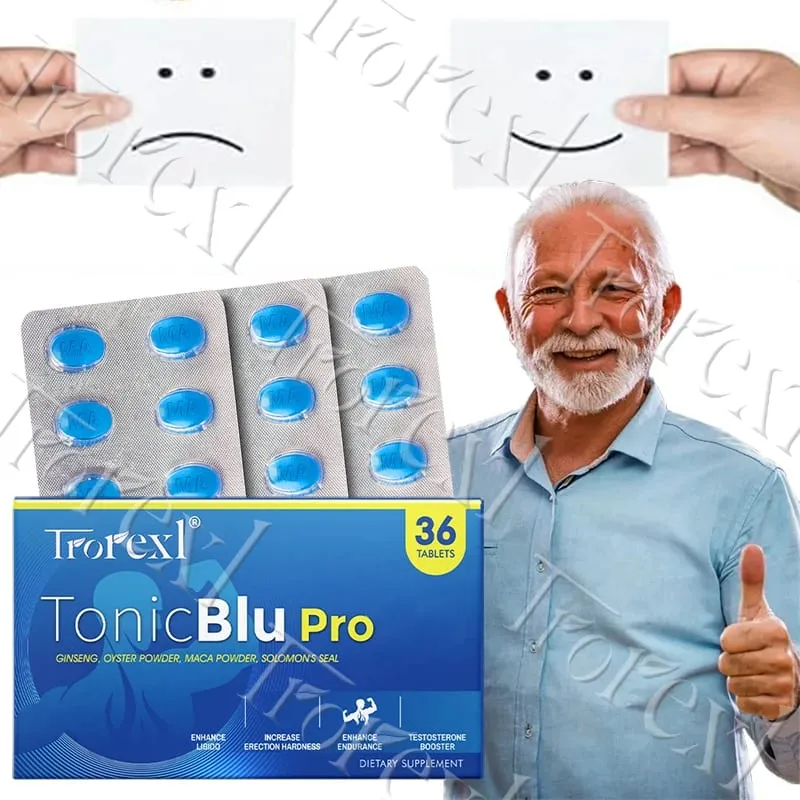Trorexl-TonicBlu Pro - Modrá pilulka pro Rock-Hard Energy Volume Booster Přírodní ústřicový ženšen pro nejlepší výhody