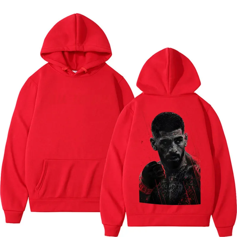 Ilia Topuria El Matador Vintage Graphic Hoodies Men's Clothing Violence Aesthetic Sweatshirts Casual Fleece Pullovers Streetwear — image 9