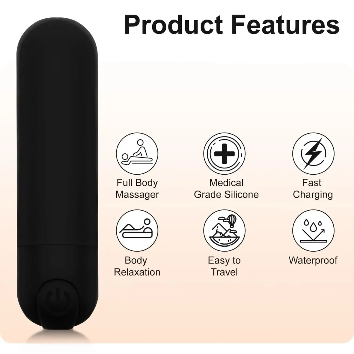 Uppladdningsbart minivibrerande ägg G-punkt klitorisleksak för flickor Vaginastimulator Mastubator Dildo Vibrator Sexleksaker för kvinnor — image 3