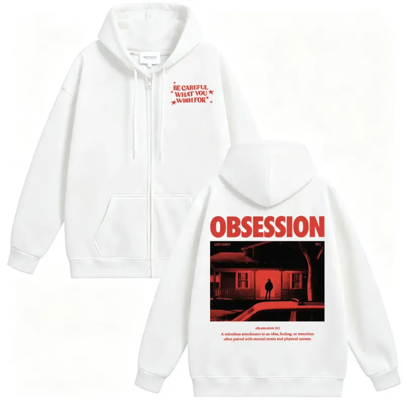 2026 Movie Obsession Felpa Giacca Cappotti One Wish Willow Fai attenzione a ciò che desideri per gli occhi Felpe con cappuccio retrò con zip alla moda da uomo