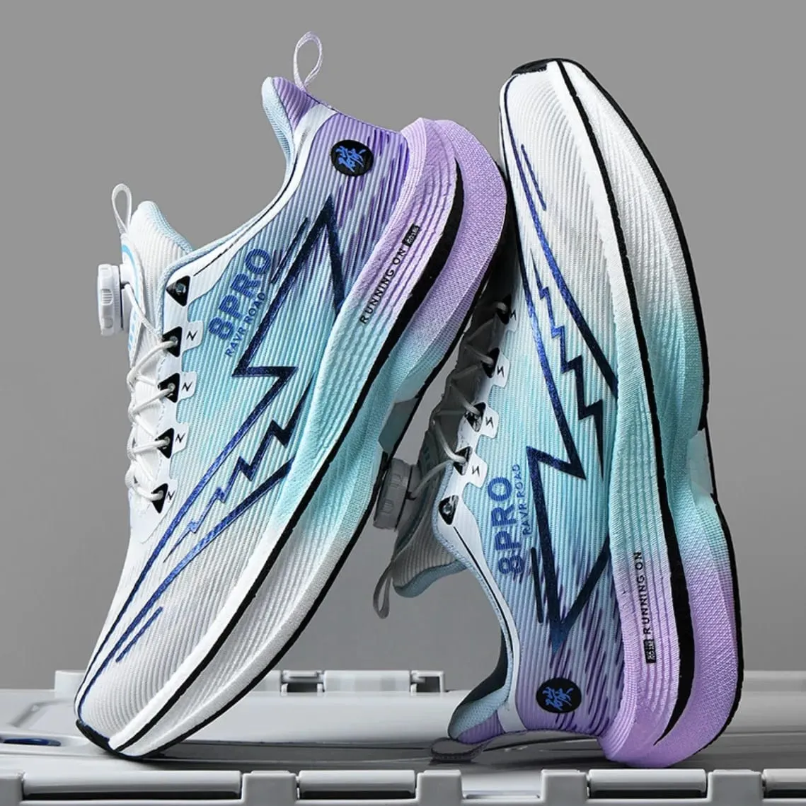 Carbon Plate Marathon Running Shoes Men Women Breathable Lightweight Shock Absorbing Non Slip Sports Sneakers — image 3
