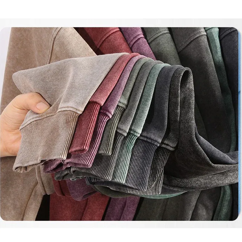 outdoor Self-Adhesive SATISFY Print Sweatshirt Round neck Jacket Street Style Loose Fit Long Sleeve Warmth for Young Men And Wo — image 6
