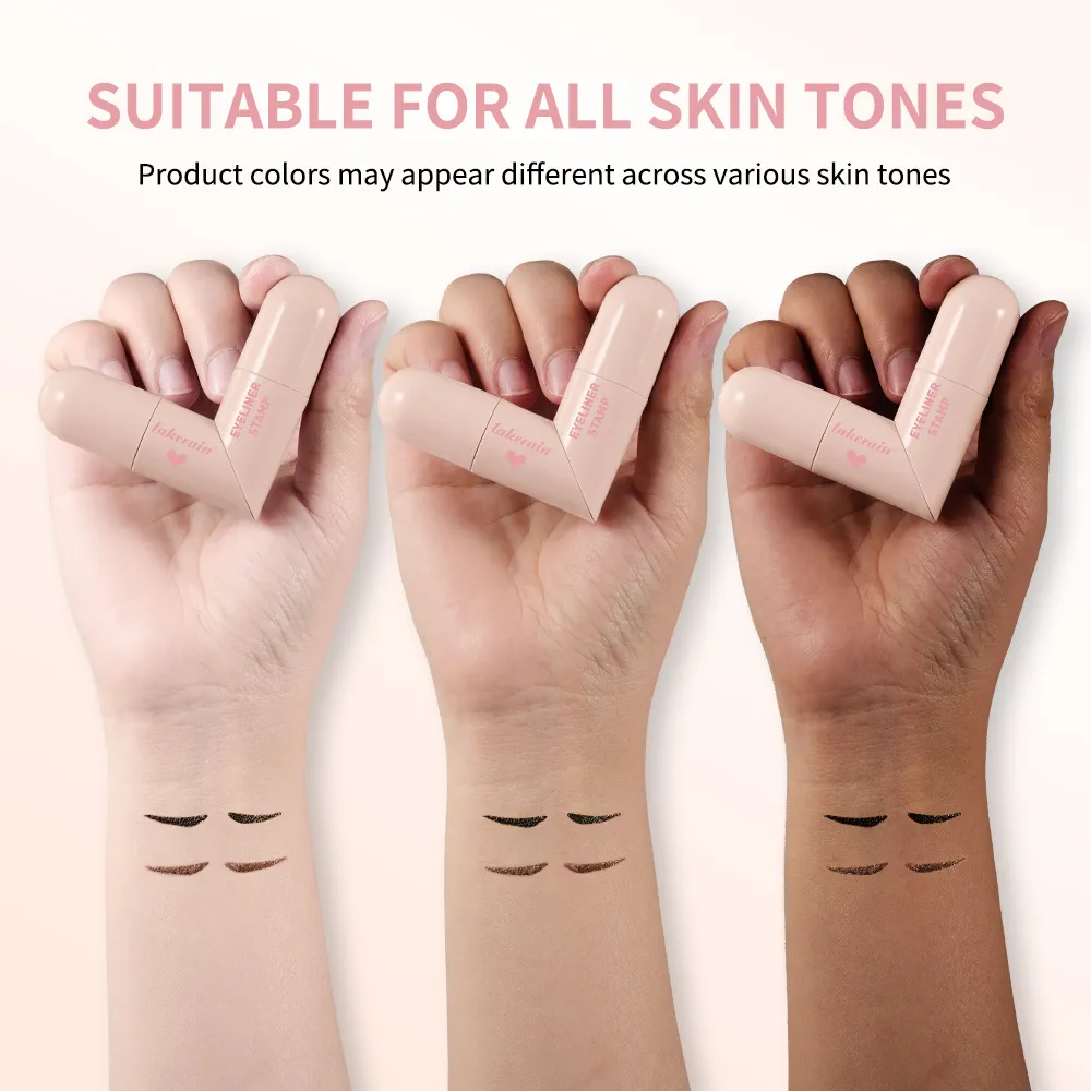 Lakerain Eyeliner Razítko Heart Pattern Precision Liner Dlouhotrvající barva Přenosná oční linka Nezbytná pro začátečníky v líčení — image 6
