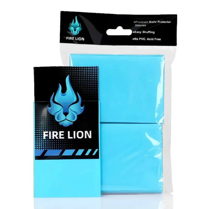 66x91mm 100개/대 솔리드 매트 트레이딩 카드 슬리브 PTCG/TCG/MTG용 표준 크기 카드 수호자