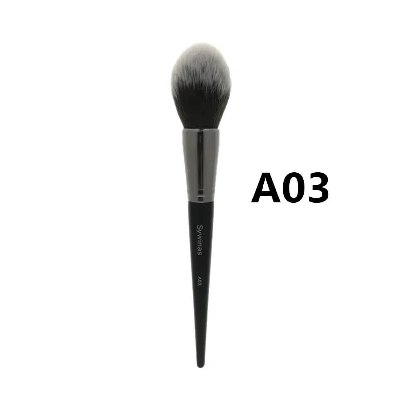 Sywinas Fan Brush Highlighter Soft Face Beauty Painting Powder Foundation Blush Bronzer Blending Makeup Brushes