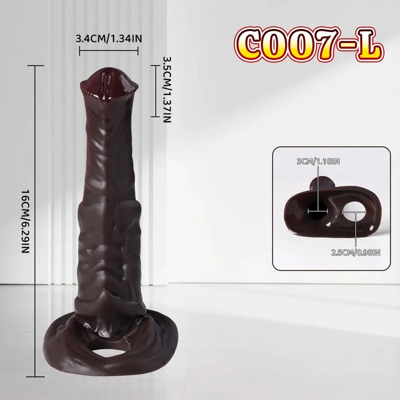 Reusable Silicone Condom Enlargement Penis Sleeve Extender Enhancer Penis Cocks Cover Adult Sex Toys For Men Women Sexual Tools