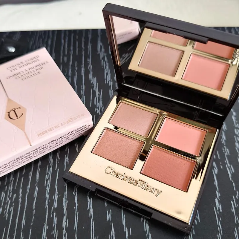 Charlotte Tilbury Brand Makeup 4 Colours Eye Shadow Disc 5,2g Pillow Talk Nature Easy To Colour Foundation Oční stíny Kosmetika — image 8