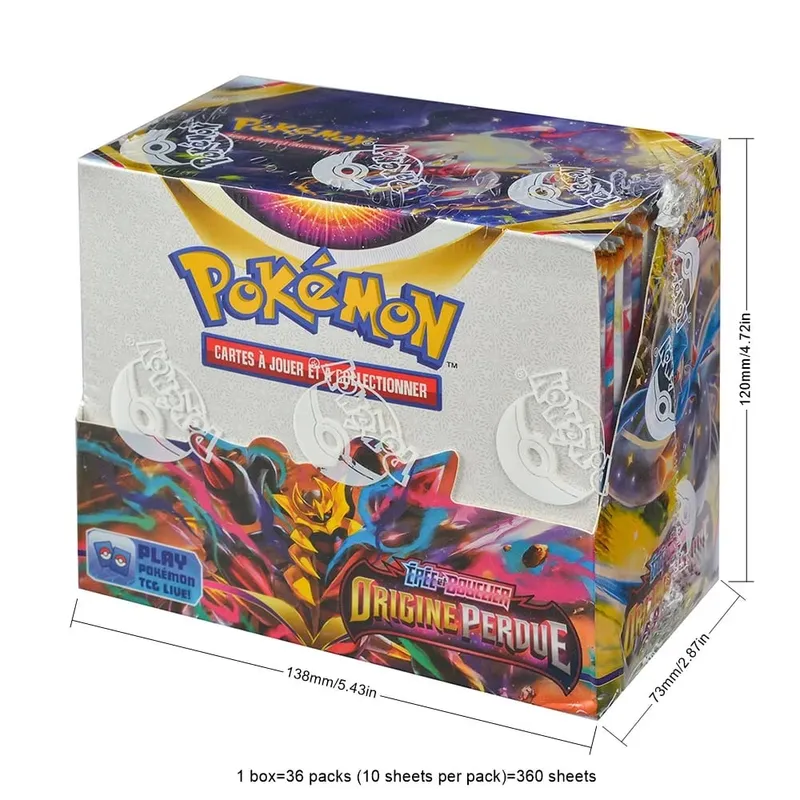 360 Buah Kotak Pokemon TCG Prancis: 360 Kotak PERDUE Asli Kartu Pokemon 36 Kotak Paket — image 1