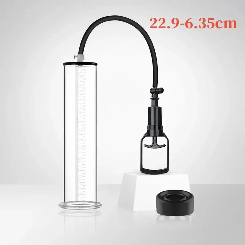 Male Penes Pump Manual Vacuum Penis Enlarger Sex Toys For Man Penis Enlargement Penile Extender Trainer Adults Sex Products 30cm